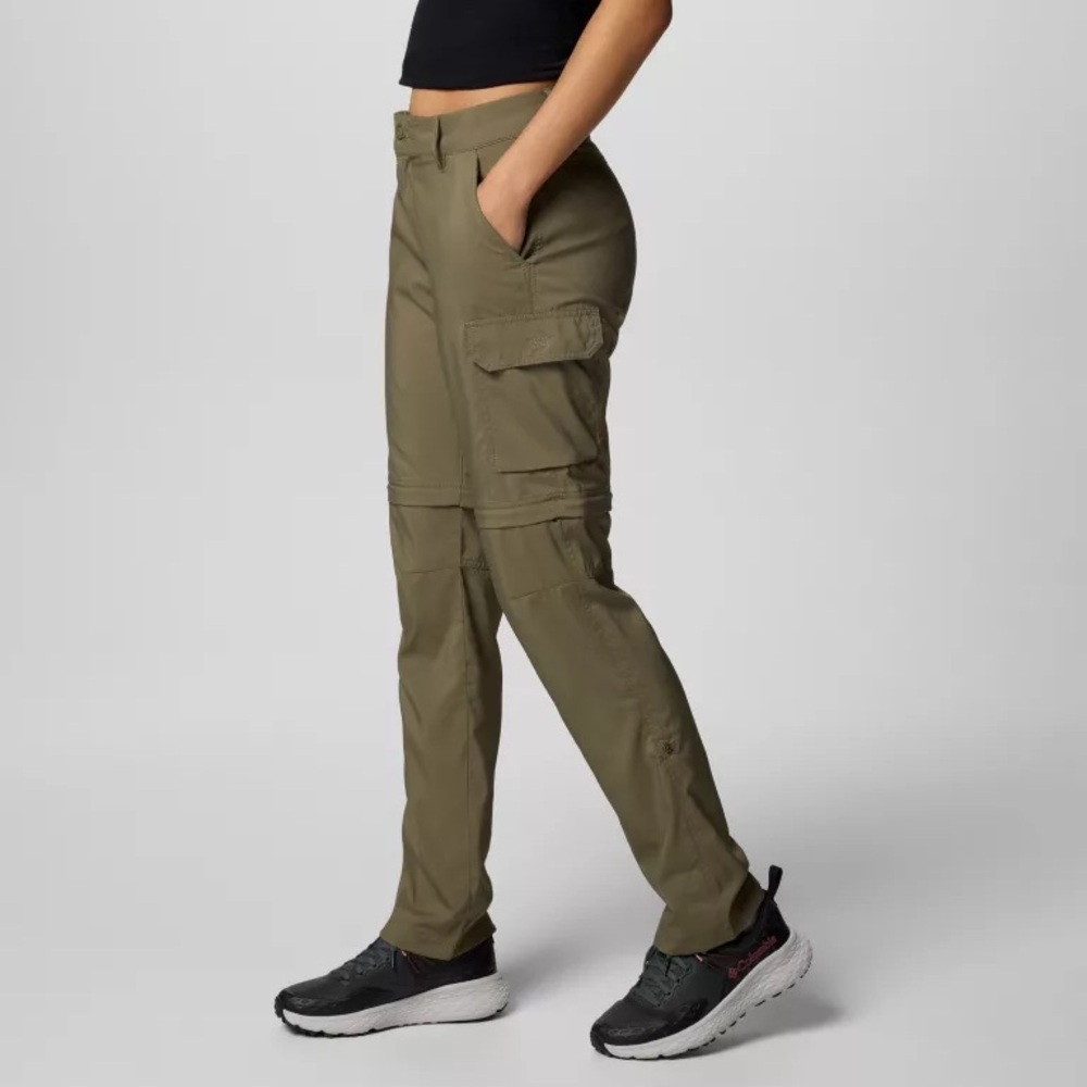 Columbia Women's Silver Ridge Utility Convertible Pants - Stone Green - Size 8 - Picture 2 of 16